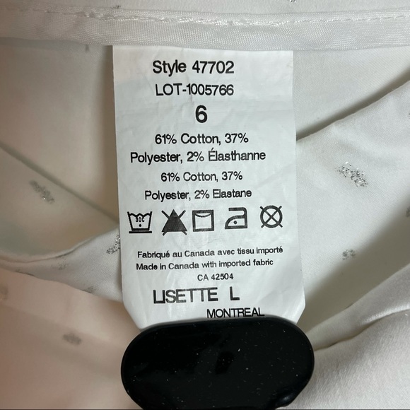 Lisette L Montreal slimming white pull on pants - Picture 4 of 6